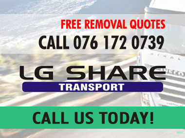 LG Share Transport - As a leading Port Elizabeth based removals company, LG Shares first responsibility is to the client to provide the highest standards in logistics and transport services. Our vast experience in this field enables us to offer you a personalised service. 